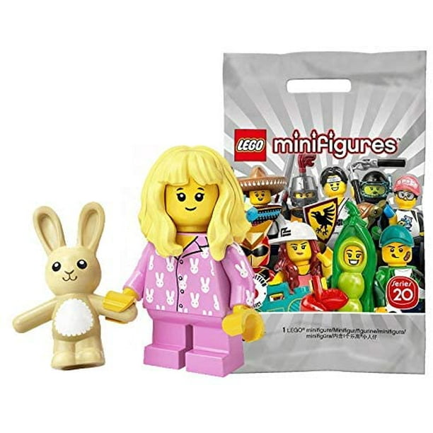 ⭐ LEGO COLLECTION MINI FIGURINES SÉRIE 20 pyjama fille col20-15 71027 complet